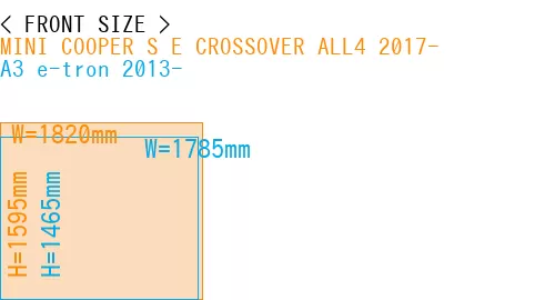 #MINI COOPER S E CROSSOVER ALL4 2017- + A3 e-tron 2013-